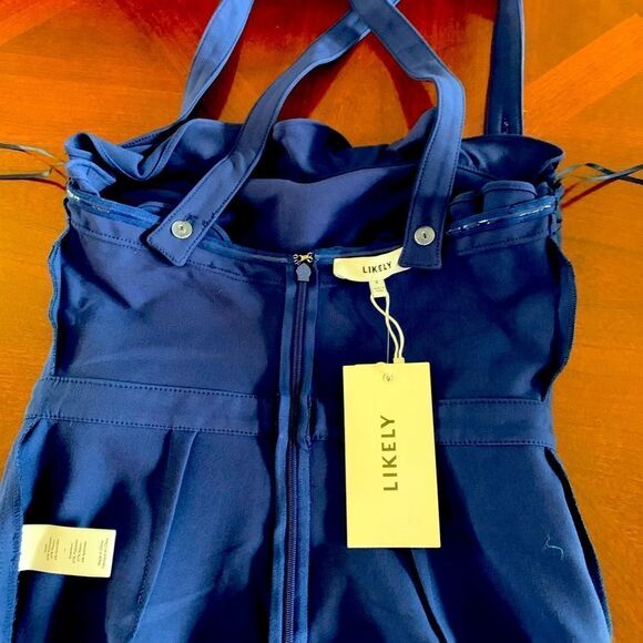 Likely Romi wide leg  retro style jumpsuit size 2 and 4 in blue NWT - Picture 11 of 11